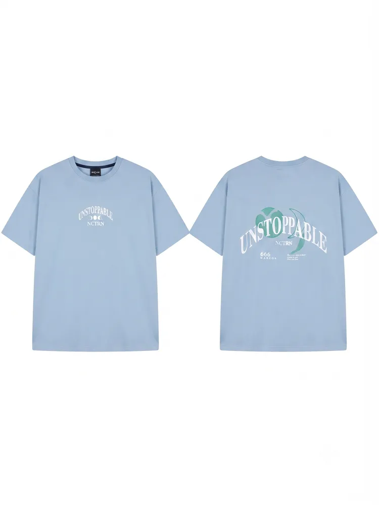 Camiseta Oversize Nocturno Azul