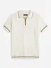 Camiseta Polo Lana Beige