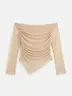 Blusa Larga Punta Palo de rosa