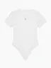 Body Camiseta Flor Blanco