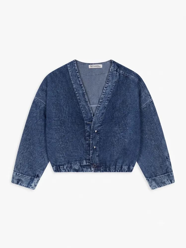 Chaqueta Jean Santa Diseño 1