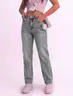 Pantalón Jean Bota Recta Gris — puesto