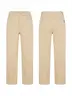 Pantalón Jean Ancho Beige Oversize Beige