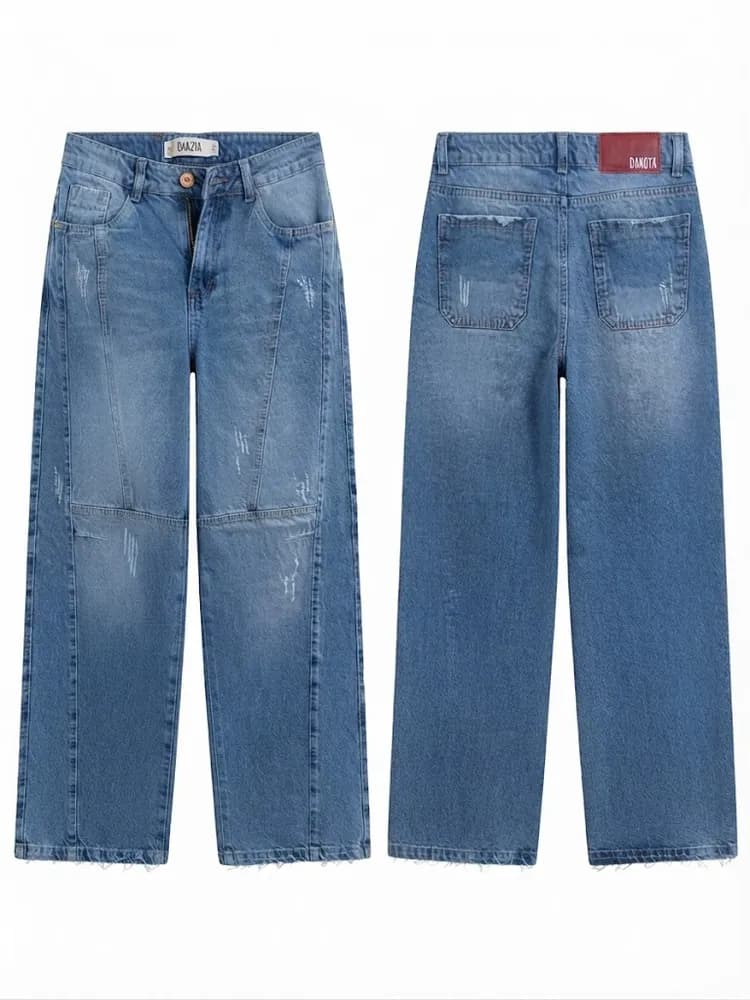 Pantalón Jean Ancho Dakota Oversize Único