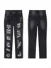 Pantalón Jean Oscuro Rotos Oversize Único
