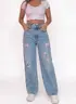 Pantalón Jean Ancho Dakota 3 Oversize — puesto
