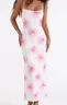 Vestido Flores Rosadas — puesto
