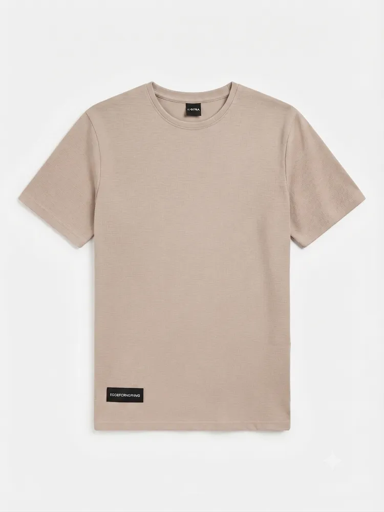 Camiseta KotiK Estilo Galleta Beige