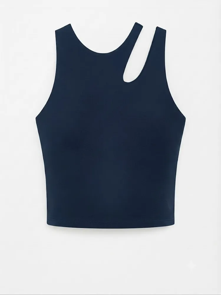 Blusa Triple Tira Azul
