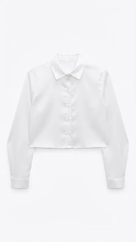 Blusa Satinada Blanco
