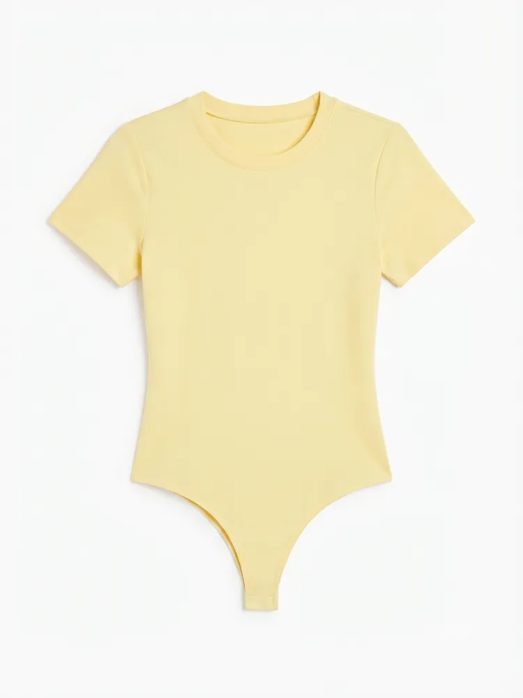 Body Camiseta Amarillo