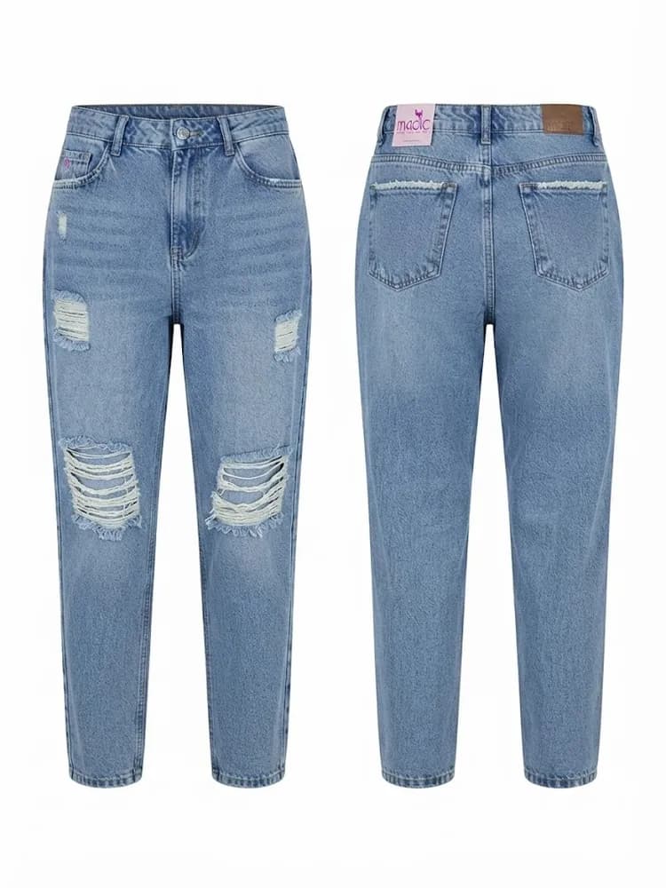 Pantalón Jean Bota Recta 5 Único