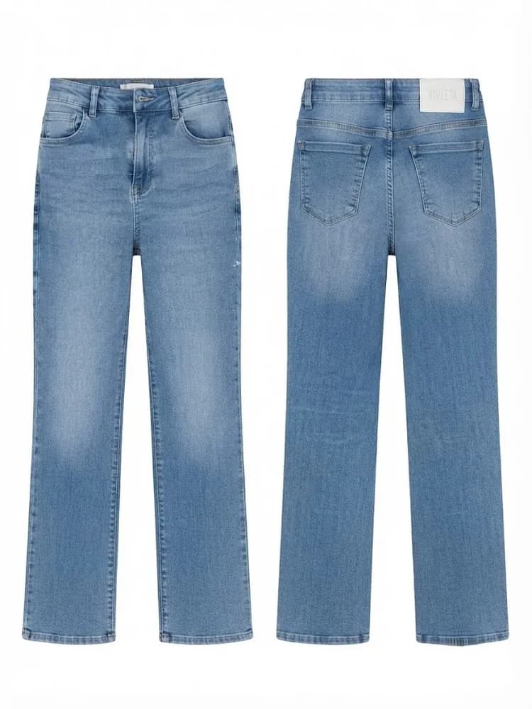 Pantalón Jean Bota Recta 7 Único