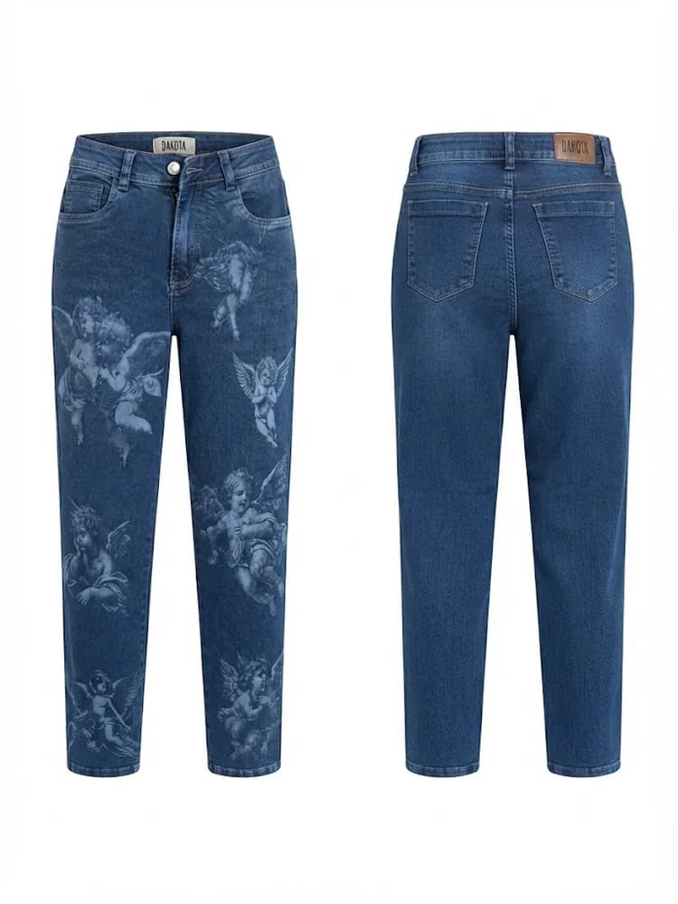Pantalón Jean Ancho Angeles Oversize Único