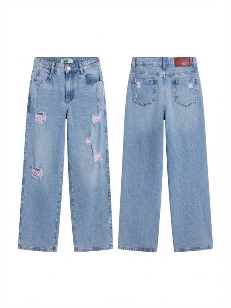 Pantalón Jean Ancho Dakota 3 Oversize Único